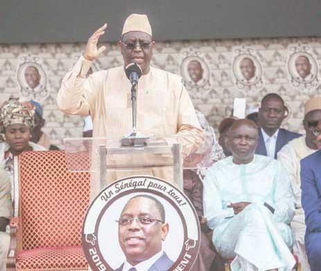 Troisième jour de campagne pour le candidat de Benno bokk yaakaar Macky Sall draine du monde dans le Walo