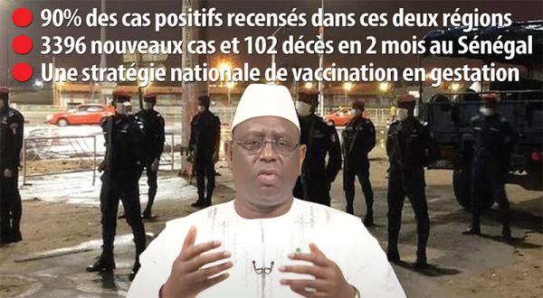 Sénégal : Flambée des contaminations et de décès dus à la covid-19 Macky  Sall décrète l’état d’urgence assorti de couvre-feu partiel à Dakar et Thiès